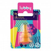 Lubby (Лабби) соска молочная латексная быстрый поток L с 6 месяцев, 2 шт, Голд Лист АГ, АО